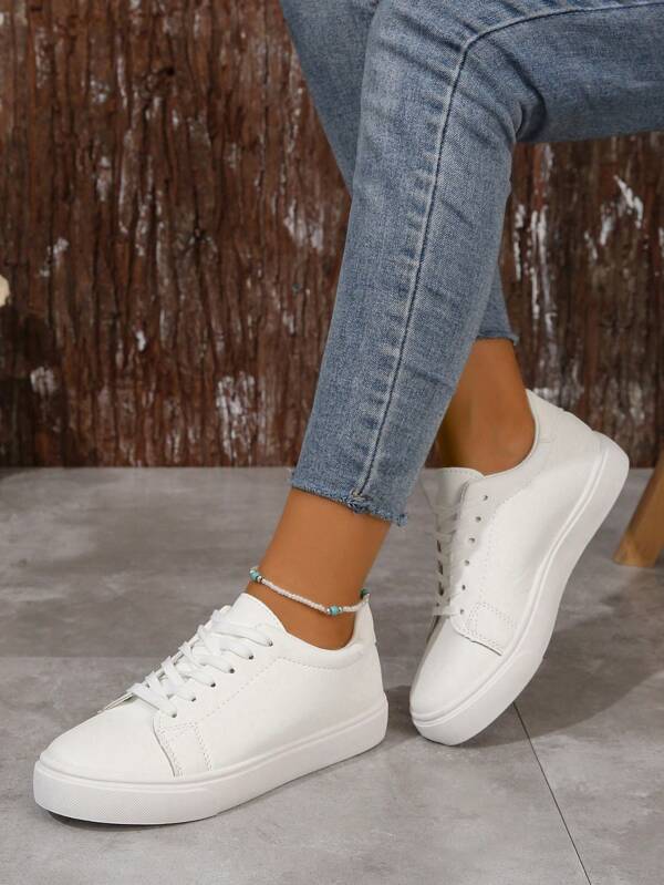 Autumn Soft White Sneakers