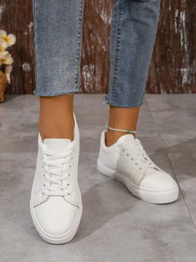 Autumn Soft White Sneakers