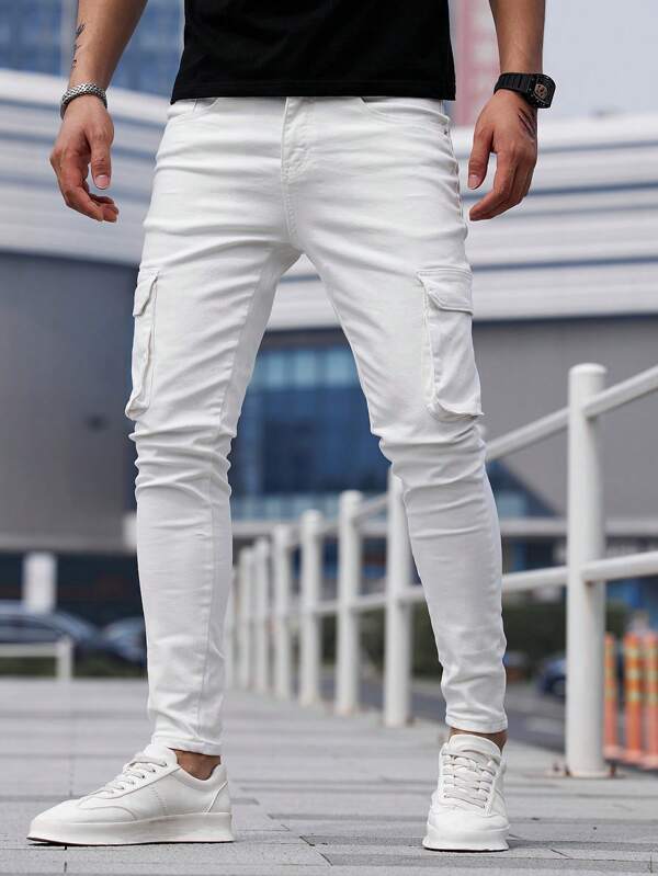 Manfinity LEGND Cotton Skinny Jeans