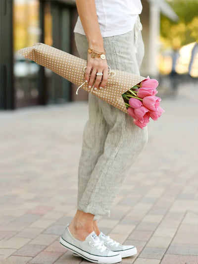 Breezy-Linen Trousers