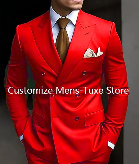 Brown-Slim Fit 2-Piece Suit