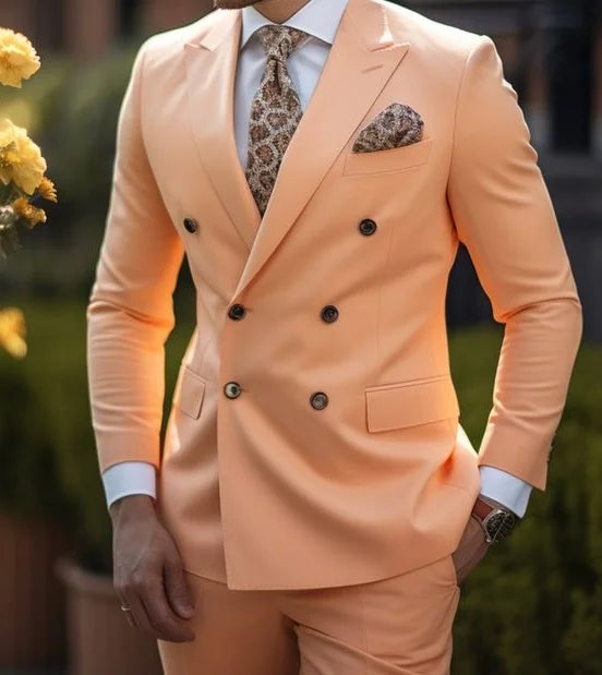 Brown-Slim Fit 2-Piece Suit