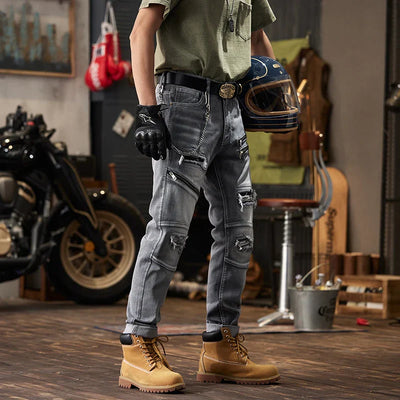 MotoStitch Denim Pants