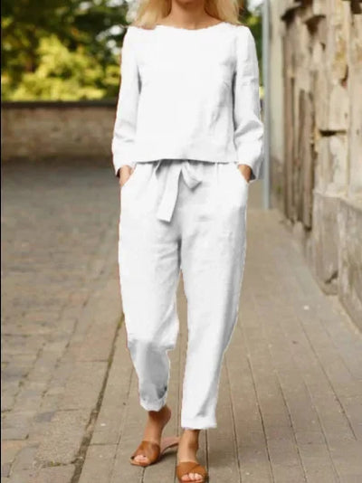 Anne | Women's Linen Set