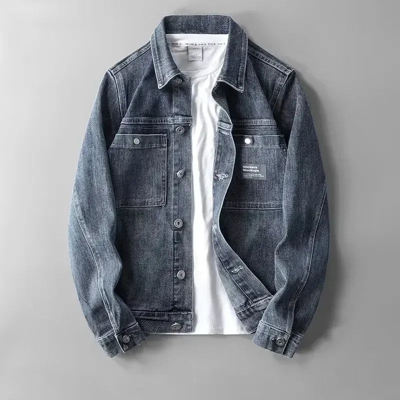 Jordan - Denim jacket with button placket