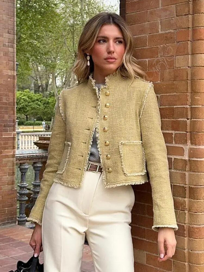 Sophisticated Vintage Streetwear Women's Jacket